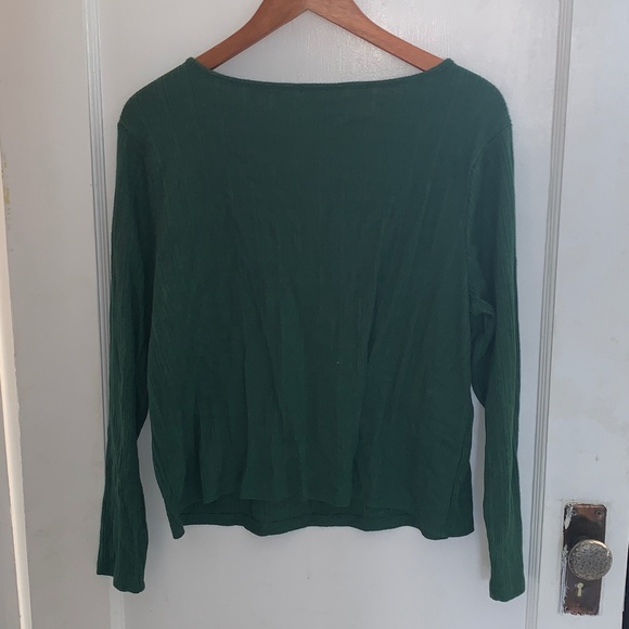 NEW NEVER WORN Joe Fresh Women+ Cutout Long Sleeve shirt - Picture 6 of 7